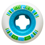 Ricta 53mm Cores Neon Blue 101a Skateboard Wheels