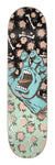 Santa Cruz 8.25in x 31.8in Floral Decay Hand Team Skateboard Deck