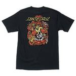 Santa Cruz Roskopp the Five Mens T-Shirt-Black