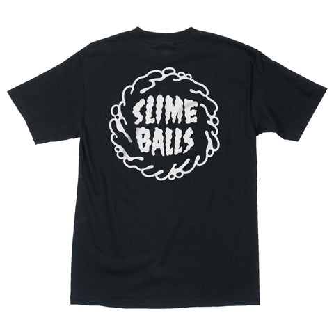 Slime Balls Mono Splat S/S Regular T-Shirt Mens