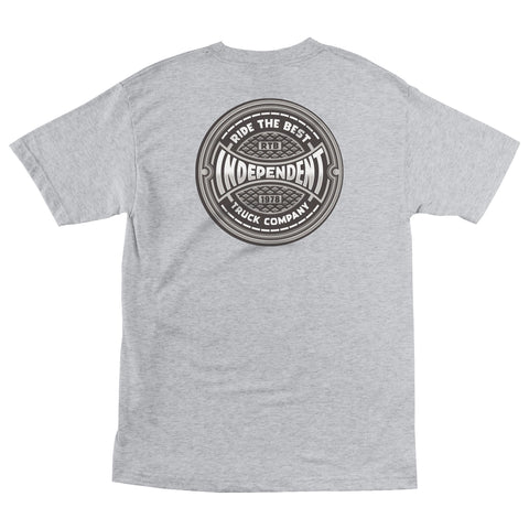 Independent Pavement Span S/S Regular T-Shirt-Grey