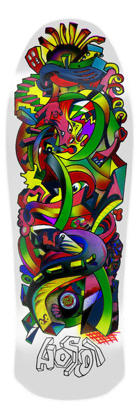 Santa Cruz 10.26in x 30.42in Hosoi Picasso Reissue Skateboard Deck
