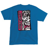 Santa Cruz Roskopp Rigid Face S/S Regular T-Shirt-Royal Blue