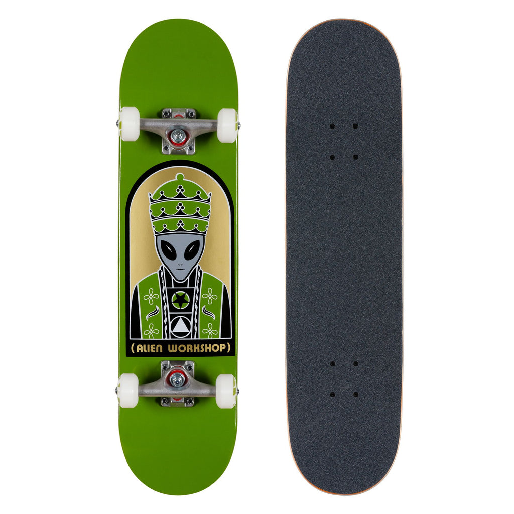 Kikker buitenaards wezen advocaat Alien Workshop Priest Green Complete Skateboard 7.75 – SBSkates