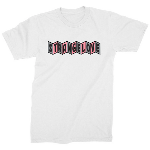 StrangeLove CineLogo BDSM T-Shirt-White