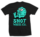 Snot Booger Logo Tee Black Backprint (X Large)