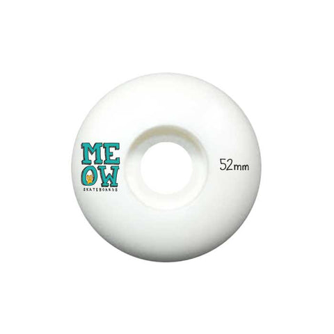 Meow Skateboards Stacked Logo Wheels-52mm