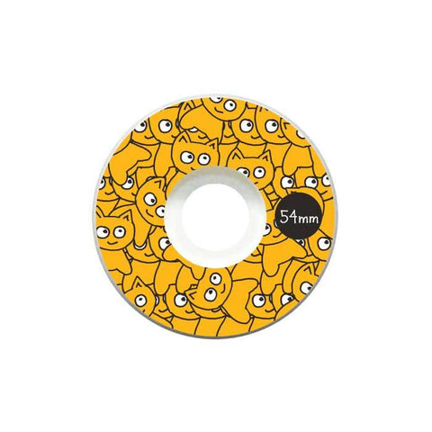 Meow Skateboards Sticker Pile Wheels-54mm