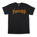 Thrasher Flame Halftone T-Shirt (Black)