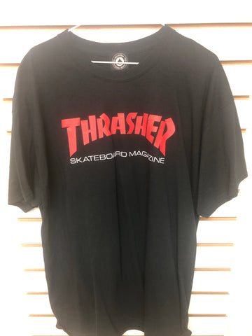 Thrasher Skate Mag T-shirt-(black/red)