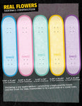 REAL Flowers Renewal 8.06" Skateboard Deck Pink