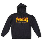 Thrasher Flame Logo Hoodie (Black)