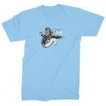 StrangeLove Skateboards Bukowski Worm / Electric Blue / T-Shirt