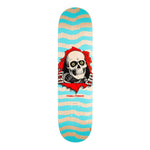 Powell Peralta Ripper Skateboard Deck Natural/Turquoise 8"